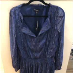 Banana Republic Navy Pattern Dress